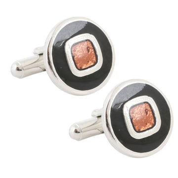 TRIPIN Cufflinks for Men Silver Brown Black for French Cuff Shirts Links Suit Blazer Party in A Gift Box|479|