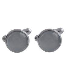 Tripin Grey and Silver Cufflinks for Men in A Gift Box TNPZSIL59