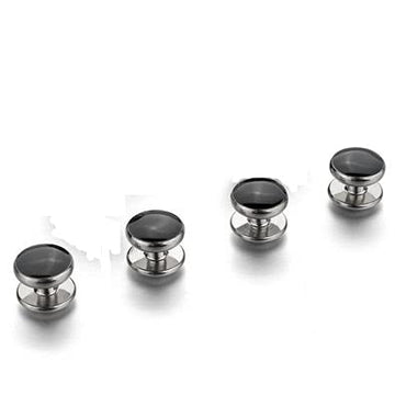 TRIPIN Brass Black and Silver Kurta Buttons with for Men and Women 2031