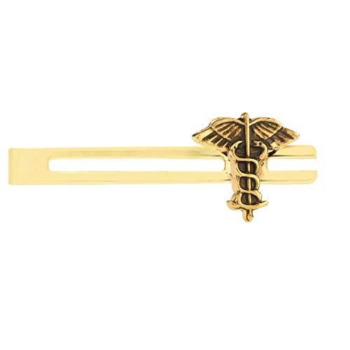 Tripin Doctor Brass Tie Pin for Men in A Gift Box