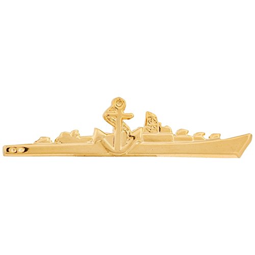 TRIPIN Multicolour Classic Ship Shape Pin Tie Clip for Men