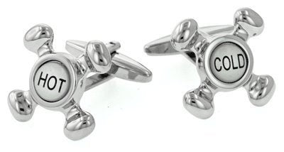 TRIPIN Cufflinks for Men Silver TAP Shape Design for Office Corporate Party French Cuff Shirts Shirt Suit Blazer in A Gift Box TSBPZSIL765