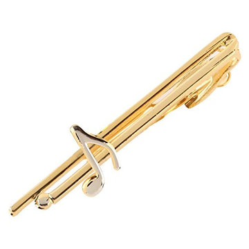 TRIPIN Golden Silver Music Shaped TIE PIN Clip TACK TIEPIN for Men in A Gift Box TMNXSP1656