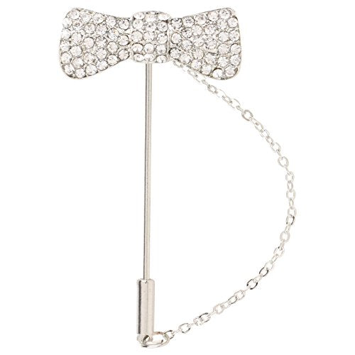 TRIPIN White LAPEL PIN FOR MEN SUITS IN A GIFT BOX