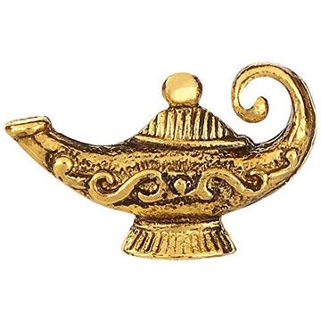 TRIPIN Golden Classic Aladin LAMP Design Lapel PIN Brooch for Men Women for Office Corporate Party French Cuff Shirts Shirt Suit Blazer in A Gift Box TSCPGOLD1595