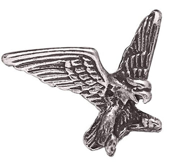 TRIPIN Silver Classic Flying Eagle Design Lapel PIN Brooch for Men Women for Office Corporate Party French Cuff Shirts Shirt Suit Blazer in A Gift Box TSCPSIL1643