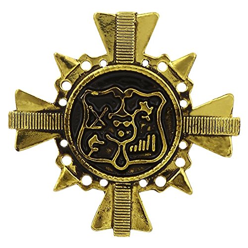 Tripin Classic Royal Design Shape brooches broaches Lapel pin for Men Boys Girls for Office Corporate Party French Cuff Shirts Shirt Suit Blazer in a Gift Box TSCPGOLD1790