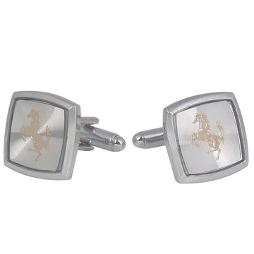 TRIPIN Cufflinks for Men Silver Royal Horse Design for Office Corporate Party French Cuff Shirts Suit Blazer in A Gift Box TSAPZSIL-192