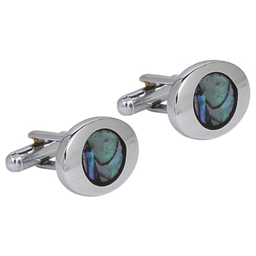 TRIPIN Cufflinks for Men Silver with Mother of Pearl for Office Corporate Party French Cuff Shirts Shirt Suit Blazer in A Gift Box HSASPSIL1136