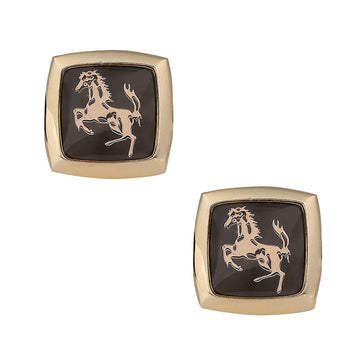 TRIPIN Cufflinks for Men Golden Gold Royal Horse Design Links for Office Corporate Party French Cuff Shirts Suit Blazer in A Gift Box TSBZZGOLD1049