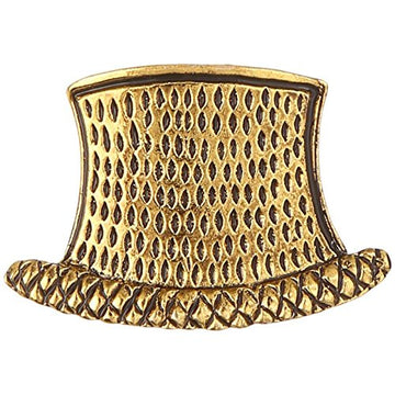 TRIPIN Golden Classic HAT Design Lapel PIN Brooch for Men Women for Office Corporate Party French Cuff Shirts Shirt Suit Blazer in A Gift Box TSCPGOLD1609