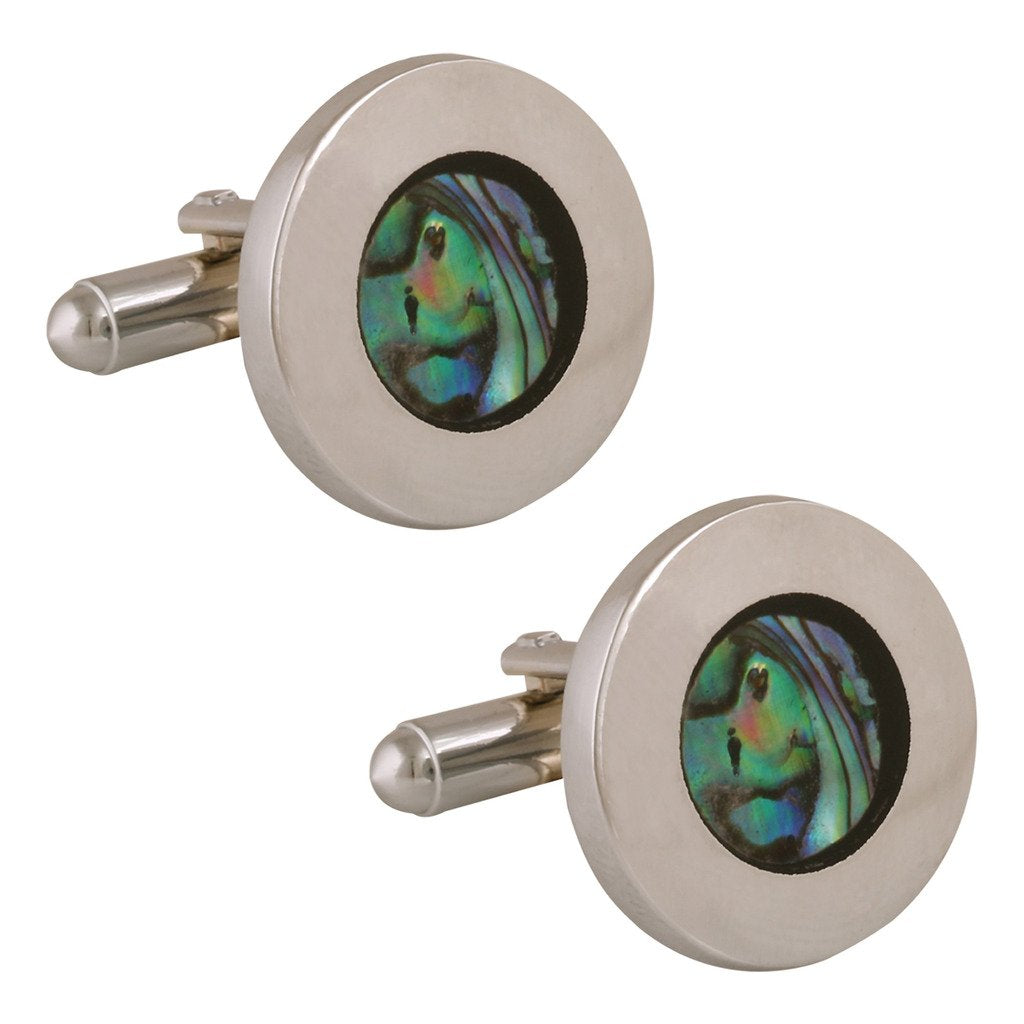 TRIPIN Cufflinks Set for Men Silver Mother of Pearl for Office Corporate Party French Cuff Shirts Shirt Suit Blazer in A Gift Box TSTZZSIL516