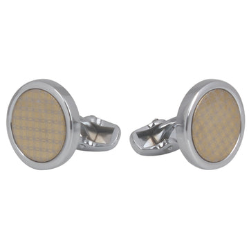 TRIPIN Cufflinks for Men Silver Golden for French Cuff Shirts Links Suit Blazer Party in A Gift Box TSAPZSIL191