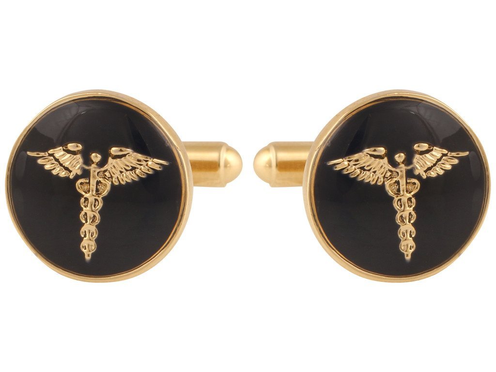 TRIPIN Brass Doctor Cufflinks for Men