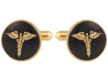 TRIPIN Brass Doctor Cufflinks for Men