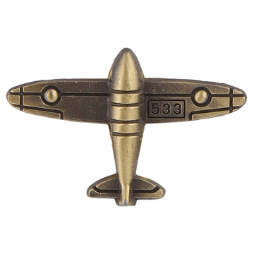 Tripin Plane Shape Small Size Lapel Pin Brooch For Men