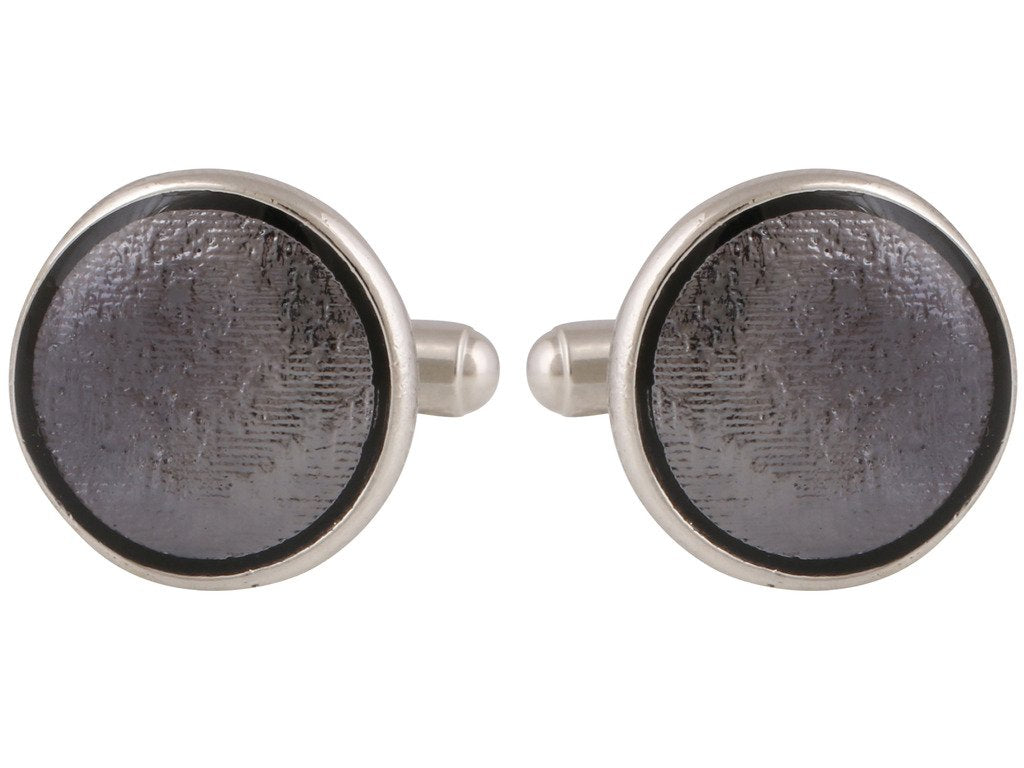 TRIPIN Cufflinks for Men Silver Grey for French Cuff Shirts Links Suit Blazer Party in A Gift Box TSHOSIL710
