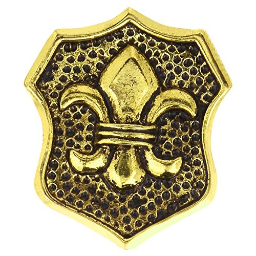 Tripin Classic Royal Shape brooches broaches Lapel pin for Men Boys Girls for Office Corporate Party French Cuff Shirts Shirt Suit Blazer in a Gift Box TSCPGOLD1795