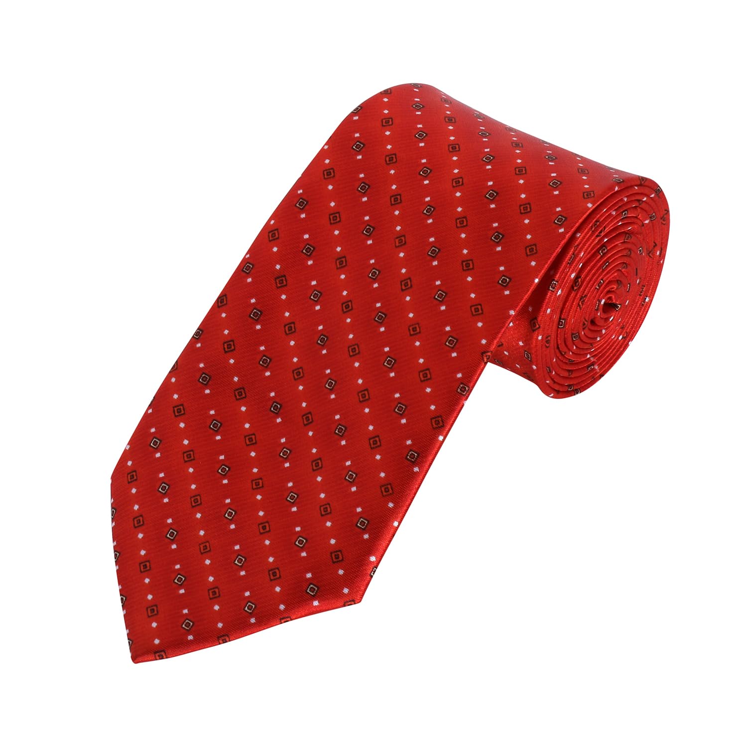 TRIPIN Ties for Men -Dark Red Jacquard Fabric Neckties for Party and Wedding - Elevate Your Style with Classic and Elegant Neck Ties 2181