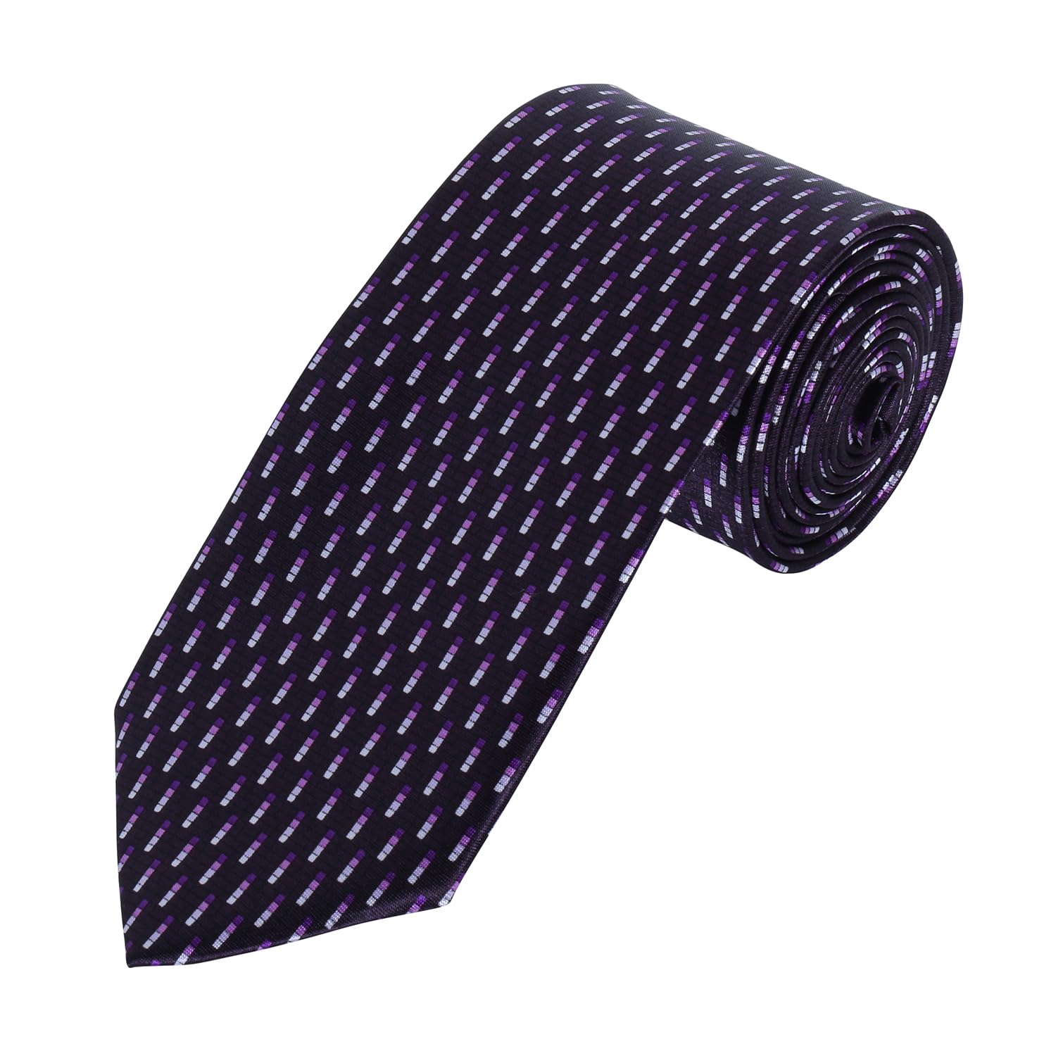 TRIPIN Ties for Men - Purple Jacquard Fabric Neckties for Party and Wedding - Elevate Your Style with Classic and Elegant Neck Ties 2177