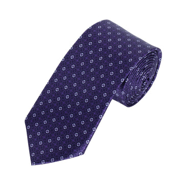 TRIPIN Ties for Men - Purple Jacquard Fabric Neckties for Party and Wedding - Elevate Your Style with Classic and Elegant Neck Ties 2167