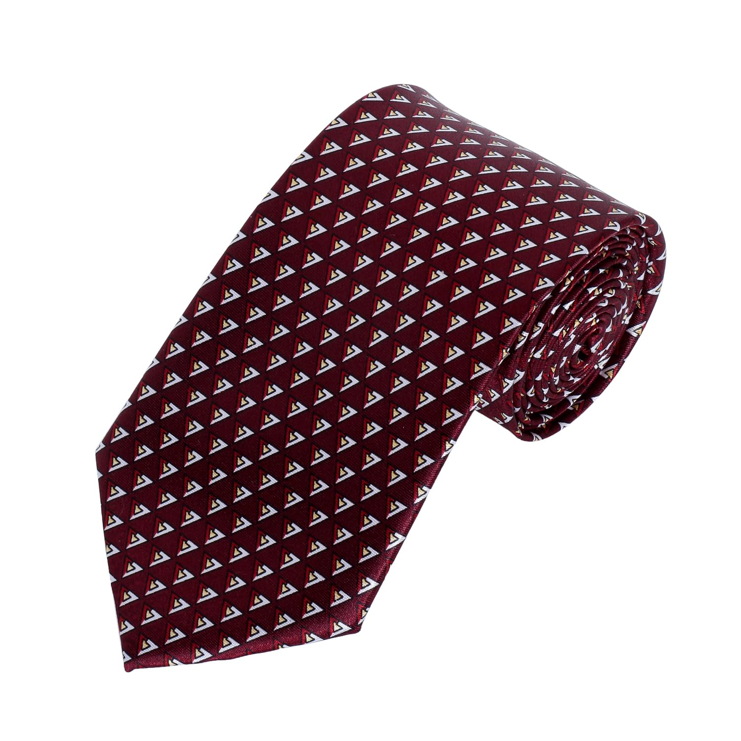 TRIPIN Ties for Men - Maroon Jacquard Fabric Neckties for Party and Wedding - Elevate Your Style with Classic and Elegant Neck Ties 2164