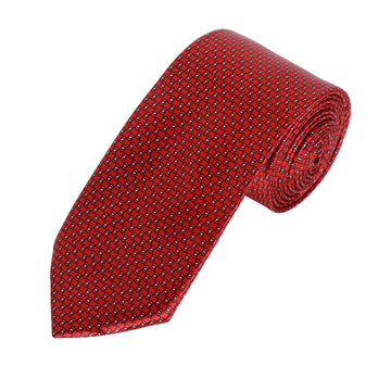 TRIPIN Ties for Men - Red Jacquard Fabric Neckties for Party and Wedding - Elevate Your Style with Classic and Elegant Neck Ties 2168