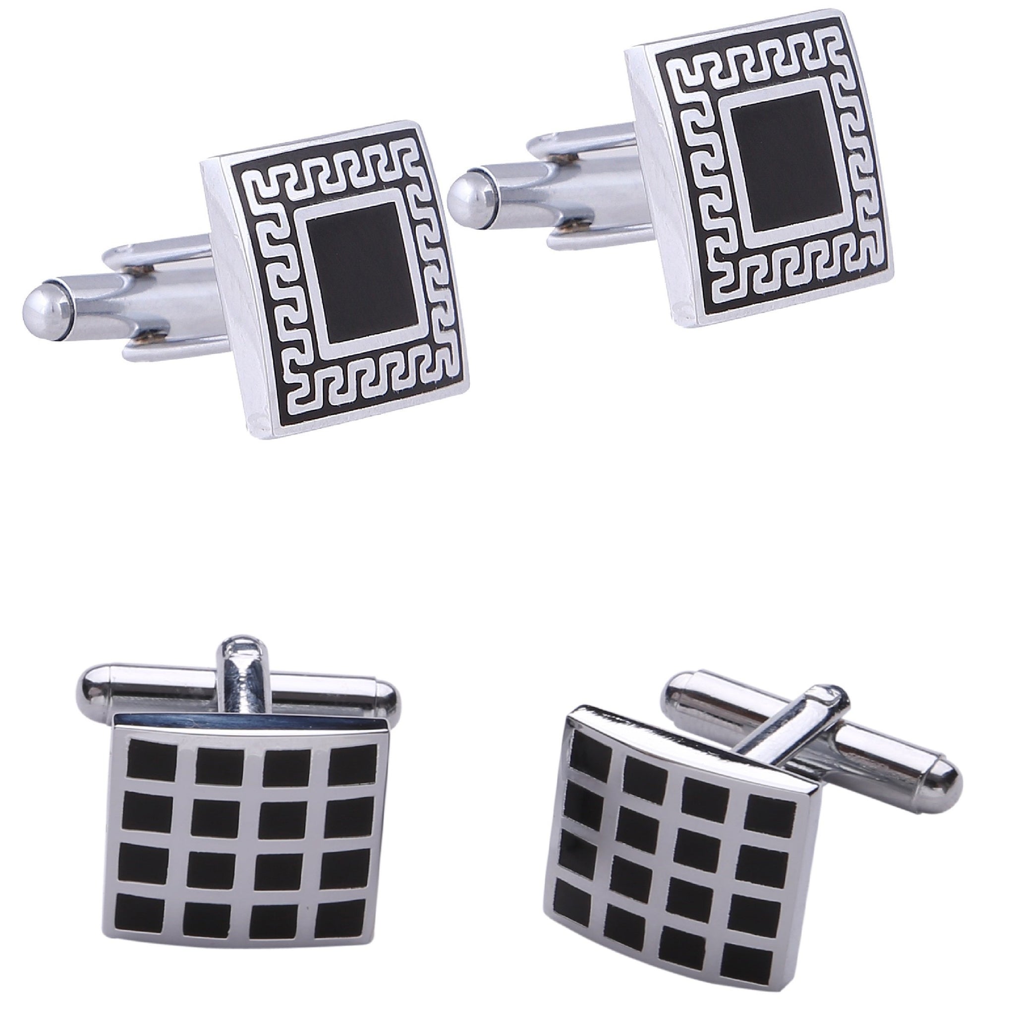 TRIPIN Brass Cufflinks Combo Set of 2 for Men 83.84