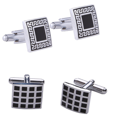 TRIPIN Brass Cufflinks Combo Set of 2 for Men 83.84